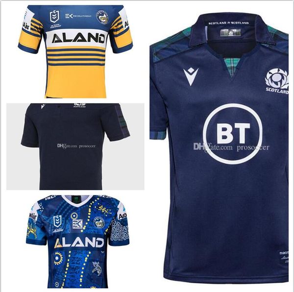 

scotland 2019-2020 super rugby jersey scottish shirt maillot camiseta maglia s-5xl, Black;yellow