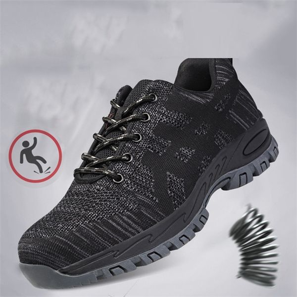

sneakers indestructible steel toe work safety boot anti-puncture working shoes for men y2009154592509, Black;brown