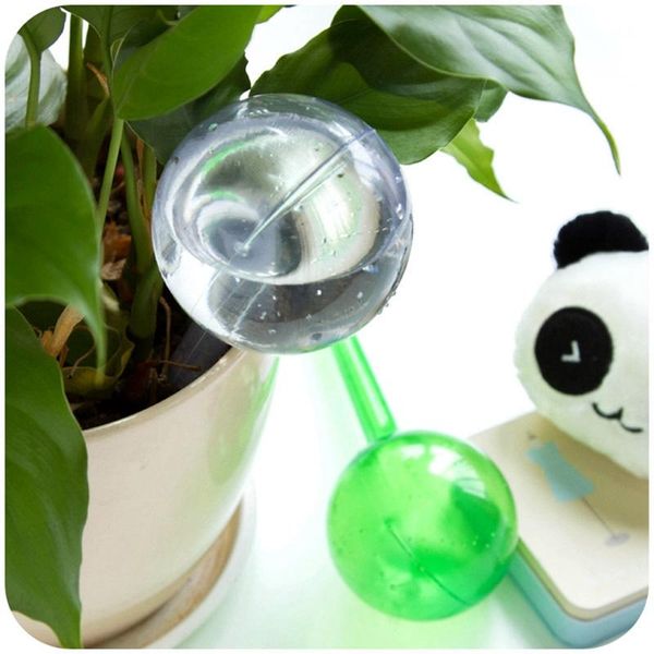 

bulb shape watering cans pvc travel home plant self watering star watering cans automatic irrigation lawn garden pot plant tools dbc dh1209
