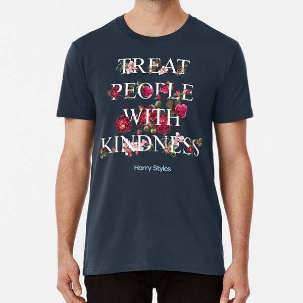 

sport treat people with kindness - harry styles t shirt treat people with kindness tpwk one direction 1d flowers typography
