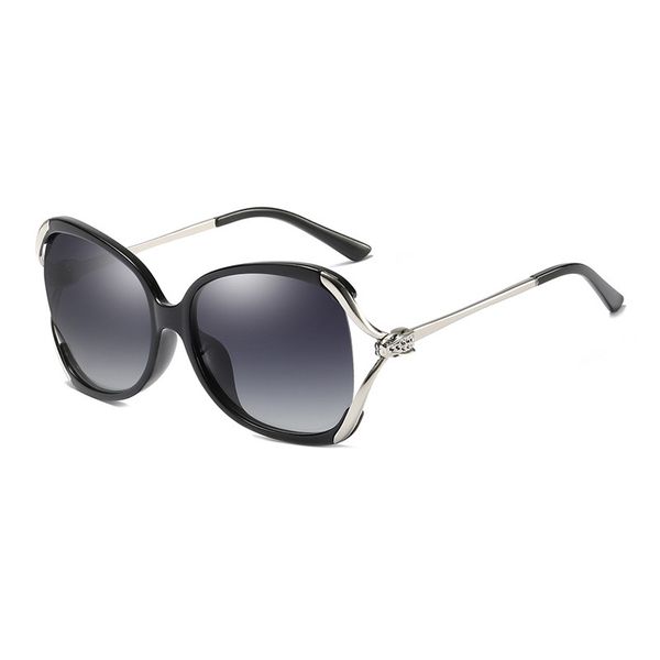 

souson brand design women outdoor fashion sunglasses with polarized lens oversize women sunglasses retro style women sunglasses, White;black