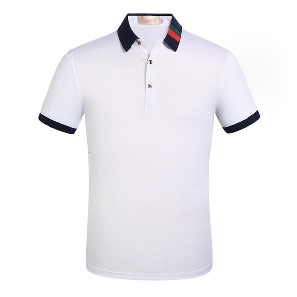 

2019 brand quality cotton shirt solid slim fit short sleeve polos men fashion embroidery men's polo xxxl, White;black