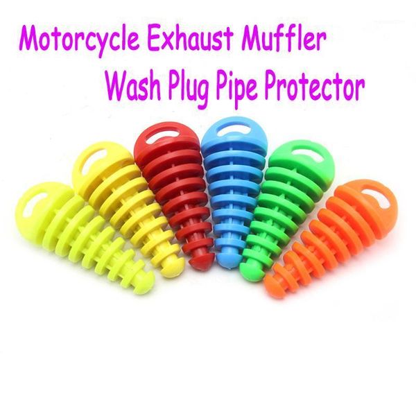 

motorcycle exhaust pipe motocross tailpipe air-bleeder plug exhaust muffler wash plug pipe protector 15-38mm txtb11