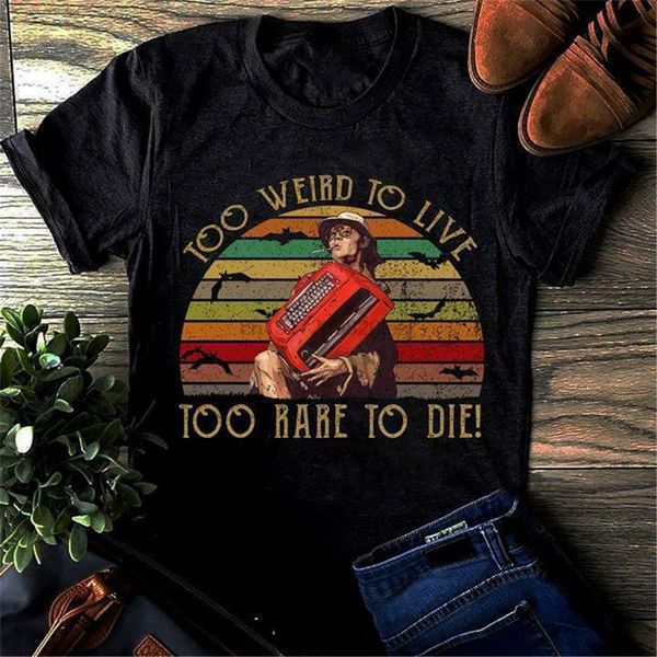 

too weird to live fear loathing in las vegas black men cotton s-3xl t-shirt wholesale tee shirt sport hooded sweatshirt hoodie