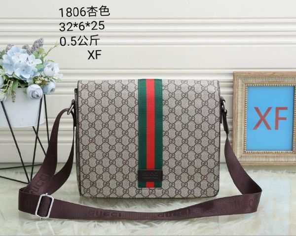 

fashion new men and women handbag letter printing briefcase 2020 good quality pu leather 1806, Black;red