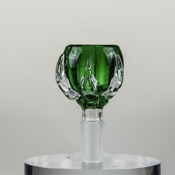 14mm 18mm Dragon Bowl Ciotola artiglio colorato ciotole di vetro multicolor spessore maschio bong ciotole di vetro per tubi dell'acqua di alta qualità ciotole di vetro spesso 5 colori