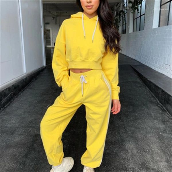 

round neck drawstring pants tracksuits spring female new plus size casual suits womens solid color 2pcs sets fashion trend long sleeve, Gray