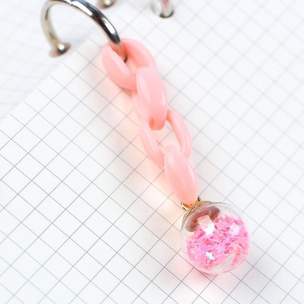 

1 pcs kawaii creative sequin hanging ornament bookmark planner notebooks accessories stationery supplies 1 pcs qylqya mywjqq