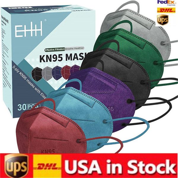 

kn95 mask disposable protective 5 ply face mask melt-blown nov-woven filter mask