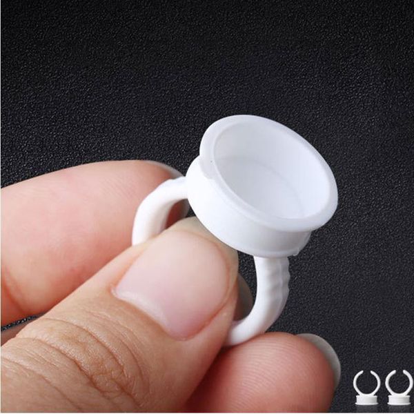 

10 pieces disposable glue ring eyelashes lashes pallet for makeups tools eyelashes extension makeup wholesale price yxlmuw