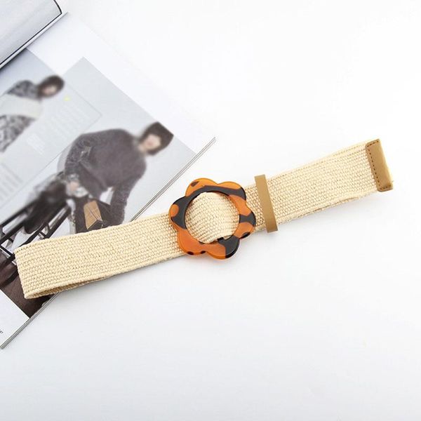 

урожай плетеный ремень женский ремень плетение талии ремень для женщин твердые waistband акриловые пряжки ceinture femme для платья украшени, Black;brown