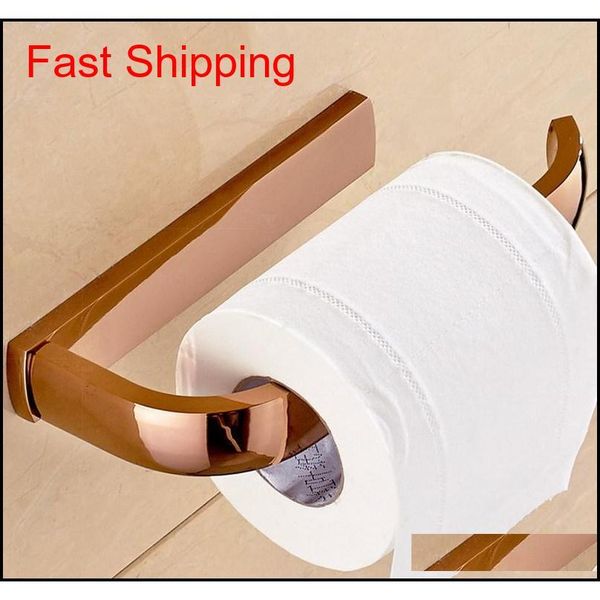 

rose gold color brass square bathroom accessories towel shelf towel holder toilet paper holder wall mounted bath hardw qylgop yh_pack