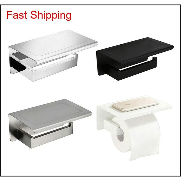 

mirror chrome polished&white & black & brushed stainless steel toilet paper holder place thing qyluij packing2010