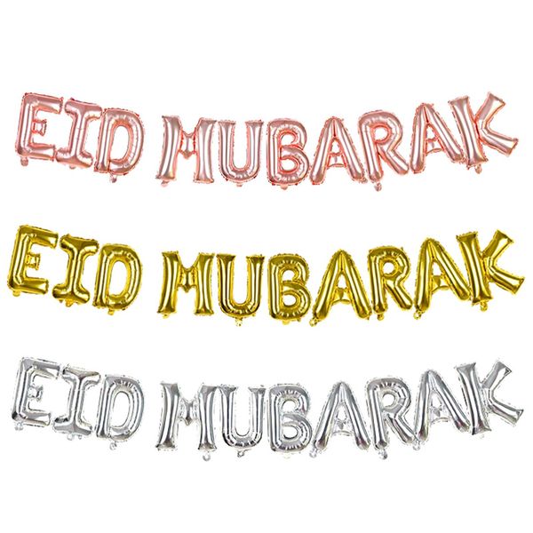 

16inch balloons for muslim islamic happy eid decorations ramadan mubarak party supplies