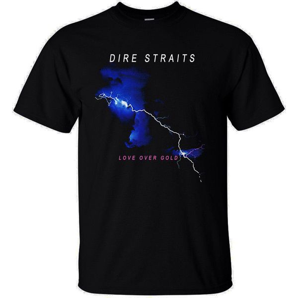 

dire straits любовь over gold 1982 black t shirt размеры s 3xl печати tee shirt мужчины с коротким рукавом top tee tshirt спорта толстовка с