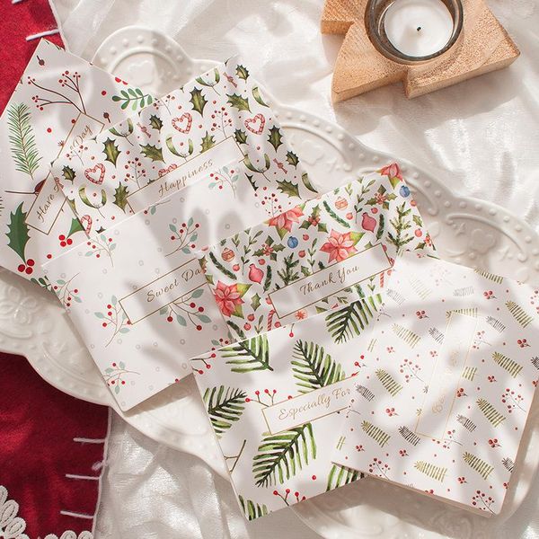 

flowers wishes thank you greeting card with envelope sticker custom invitations note card blank inside 8.5x11.5cm gift card wmtafn