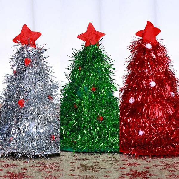 

wsvvs шлет 2020 украшение vod5e платье партии реквизит шляпе рождества hatprops рождество шляпу новое дерево