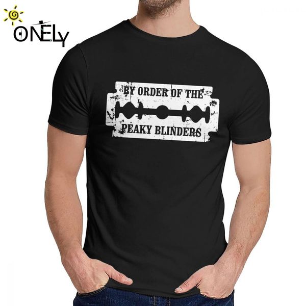 

sport quality cotton peaky blinders chester campbell tv series short sleeve for man streetwear soft cotton fashion o-neck camiseta