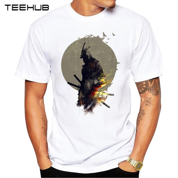 

новые поступления teehub прохладный мужская мода blazing samurai дизайн футболки с коротким рукавом o-образным вырезом топы hipster tee спор