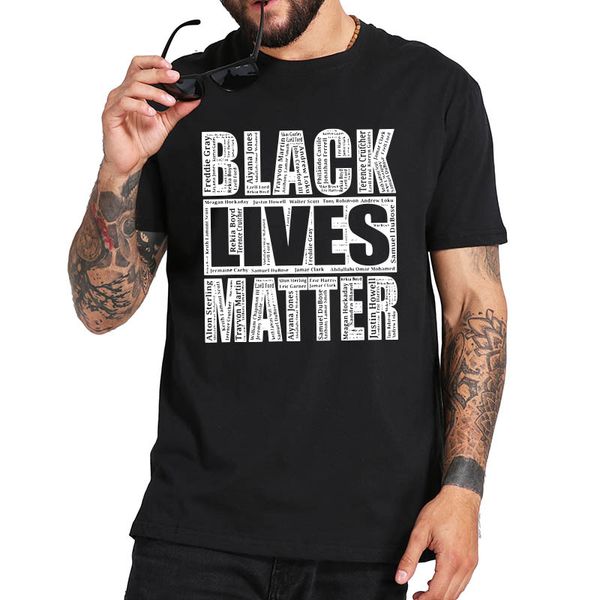 

черный lives matter t-shirt black history tshirt дышащий высокого качества ткани шеи экипажа с коротким рукавом тройник tops спорта с капюшо