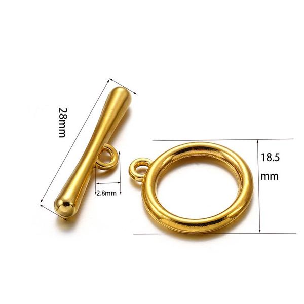 

10 sets/lot gold /rose gold ot toggle clasps connectors for diy bracelet necklace jewelry making finding supplies acc jllghg, Silver