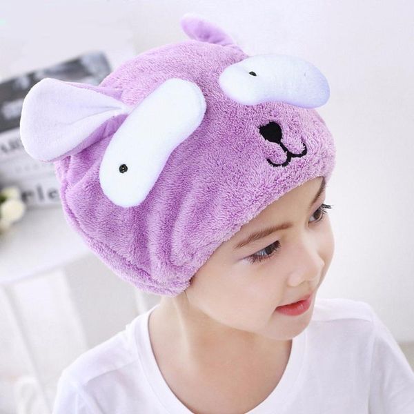 

cute bear шапочки для душа для женщин ванны волосы обернутой полотенца из микрофибры душ ванна шляпы кепки быстро сохнет волос cap ванна acc