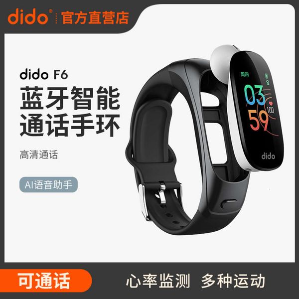 

new smart bluetooth headset two in one talk sleep heart rate monitoring multi function color screen sports braceletbgt