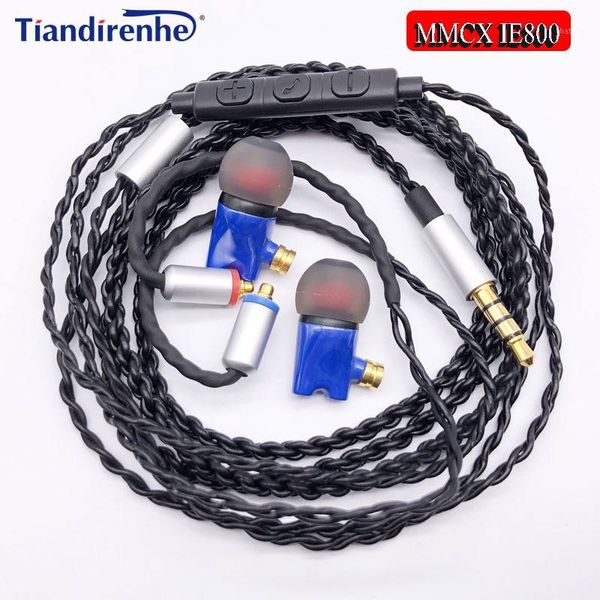 

ie800 hifi in-ear ceramic earphone earbud wth micmmcx headset cable for se2151