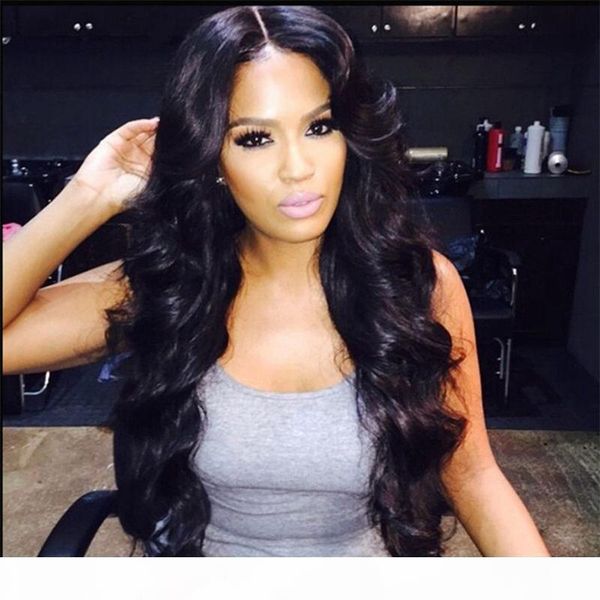 

full lace human hair wigs for black women brazilian hair wig body wave lace front human hair wigs glueless full lace wigs, Black;brown