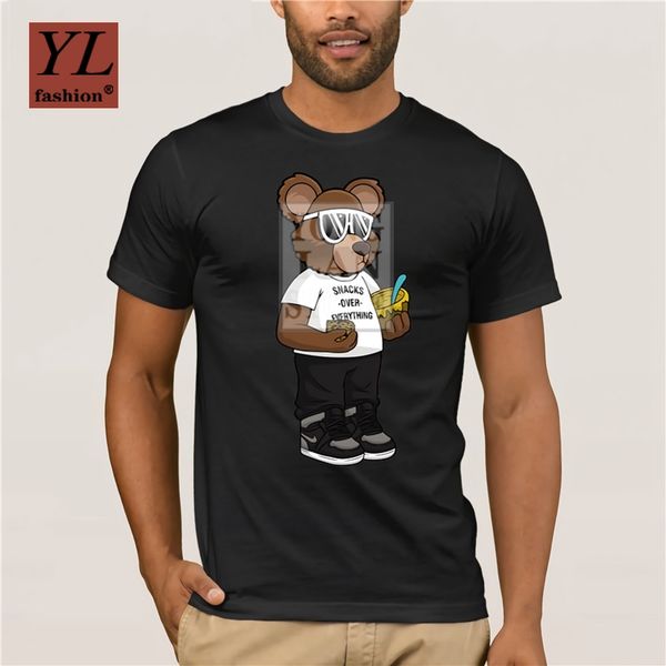 

2020 summer fashion street short sleeve t shirt bear personality t shirt sport hooded sweatshirt hoodie