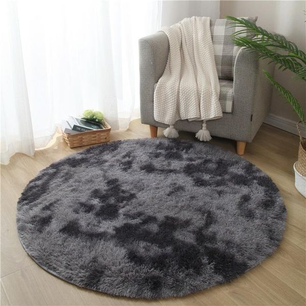

carpets motley shaggy round carpet home fluffy rug soft plush bedroom kids room tatami floor mat sofa coffee table mats