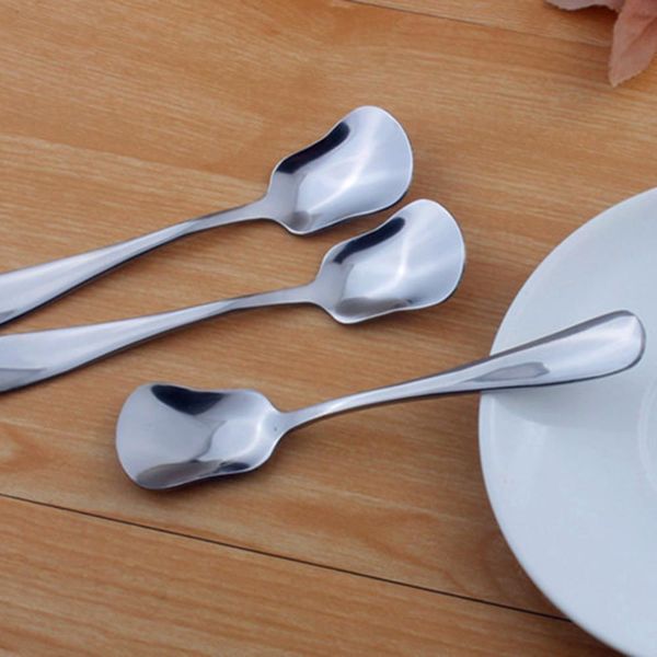 

aihogard 1pcs stainless steel coffee tea stirring spoons ice dessert spoons fruit cake fork kitchen tableware h bbyboo