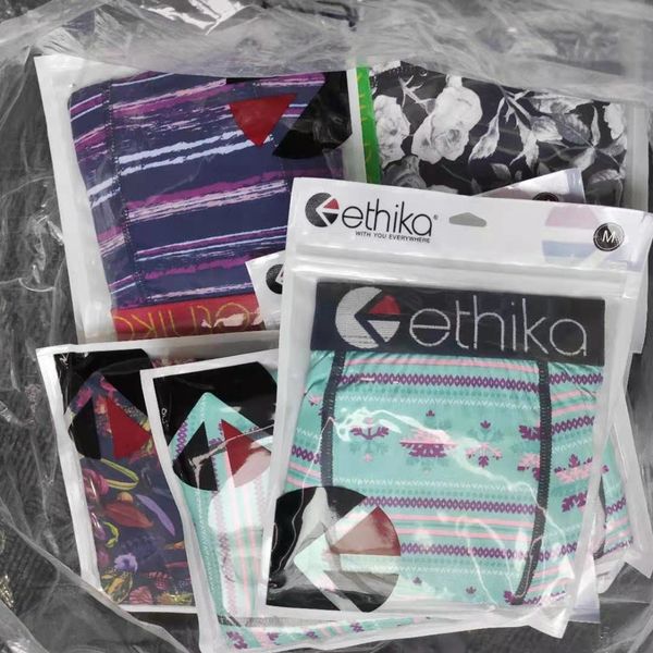 

2021 underwear men shorts elastic ethika sport boxers briefs 958