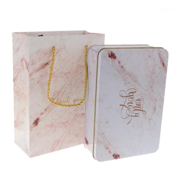 

party favor 2pcs candy box bag design marble texture paper gift wedding birthday package bags1
