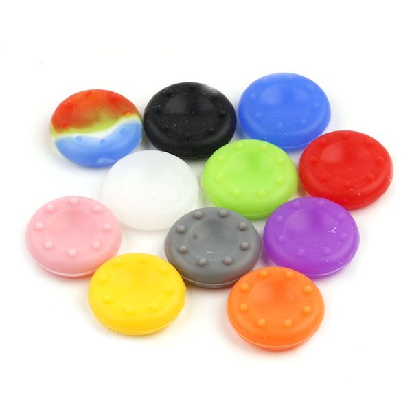 

new double color thumb stick grip silicon cap joystick cover case silicon cap for ps4 xbox one ps3 xbox 360 controller 8 colors