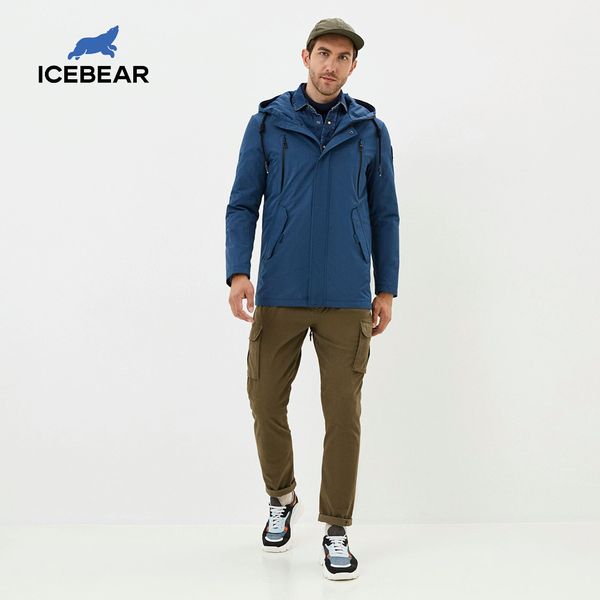 

icebear new men's jacket quality men's jacket male hooded coat casual men clothing mwc20823i 201013, Black;brown