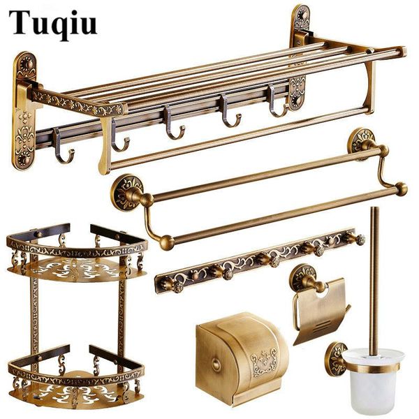 

bathroom accessories set bronze carved aluminum bath hardware sets towel rackpaper holder toilet brush holderhooks bbyexr lipper