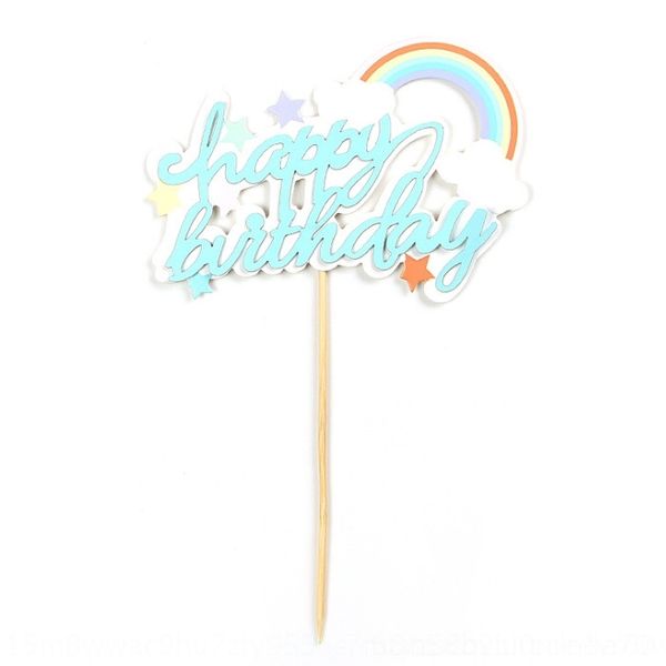 

eahsj mini части облака плагиных счастливого письма украшения украшение партии стол мини cakerainbow облако торт вставного счастливого письм