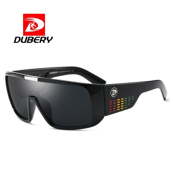 

sunglasses dubery men's retro male goggle colorful sun glasses for men fashion mirror oversized uv400, White;black