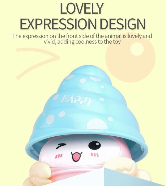 

fun press and run hermit crab whit acousto-optic kid toy both boy and girl