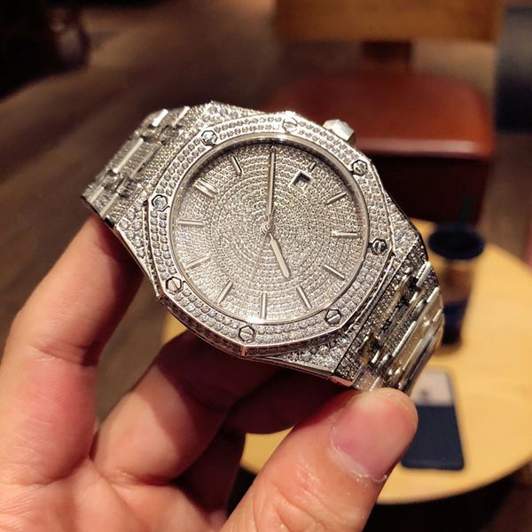 

новые автоматические часы стили мужские часы montre de luxe orologio di lusso reloj de lujo движение часы мужские часы v6, Slivery;brown
