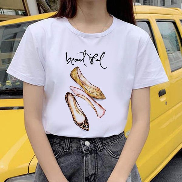 

женская футболка 90-х ulzzang harajuku графический забавная девушка одеваются печать футболка o шеи повседневная женская топ футболки, White