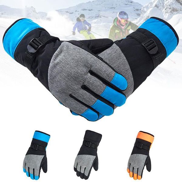 

touch screen mobile phone ski gloves warm gloves motorcycle skiing waterproof riding glove non slip snowboarding durable