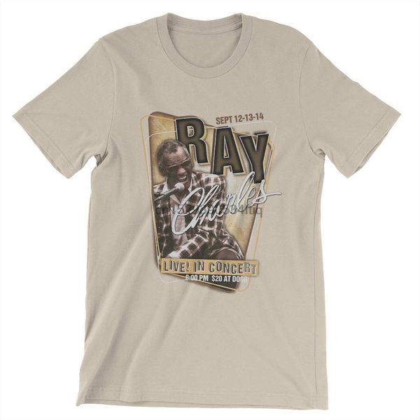 

спорт ray charles concert poster футболка (official) lightweight vintage style