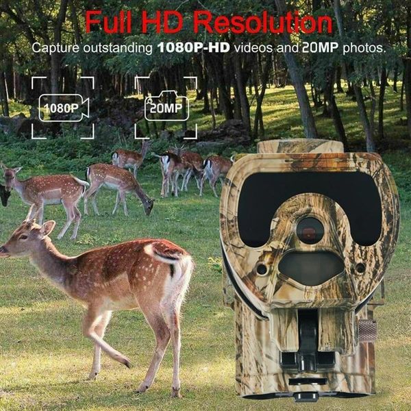 

trail hunting camera home camera (without battery) 20mp infrared wildlife waterproof wireless cameras 6v dc outdoor hunting