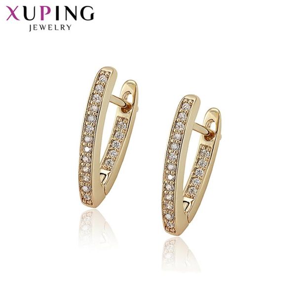 

charm xuping fashion light yellow gold color plated earrings for women pretty jewelry party gifts s39,2-97611, Golden