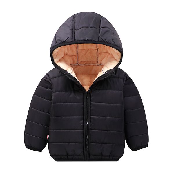 

children's jackets kids down cotton jacket for girls parka outerwear hoodies boy coat baby winter clothes, Blue;gray
