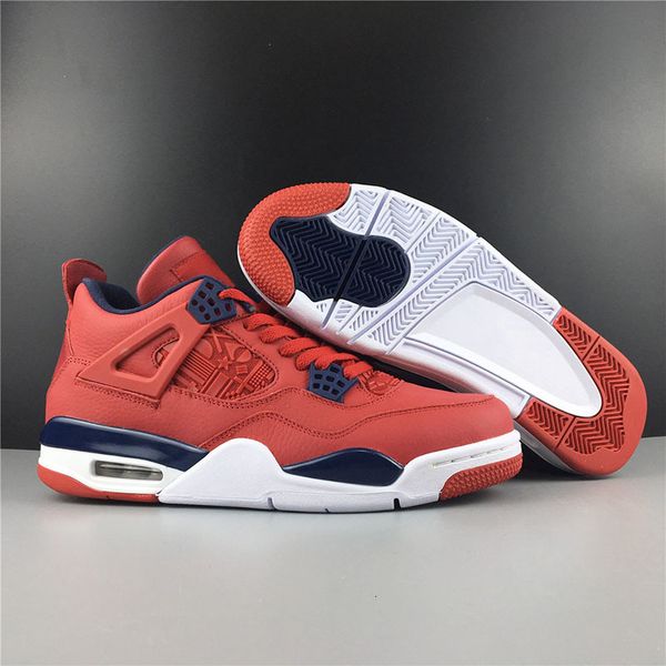 

4 se fiba gym red white metallic gold men shoes for the love of the game men sports sneakers
