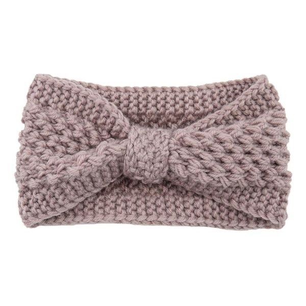 

winter knitted crochet bow wide headband elastic headbands turban for women girls knitting wool hairband warmer hair accessories q sqcysk