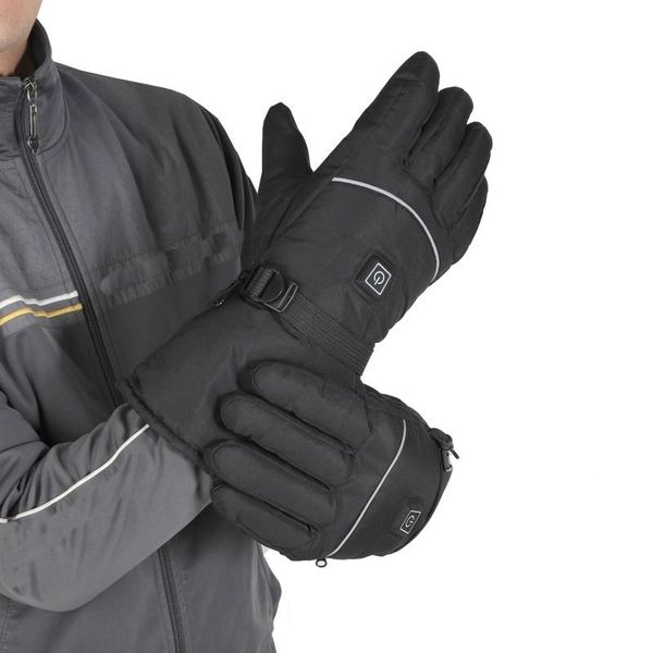 

ski gloves winter heated waterproof battery powered warmer hand wear outdoor motorcycle (without battery)